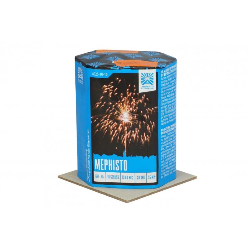 Jetzt Mephisto 10-Schuss-Feuerwerk-Batterie ab 8.63€ bestellen