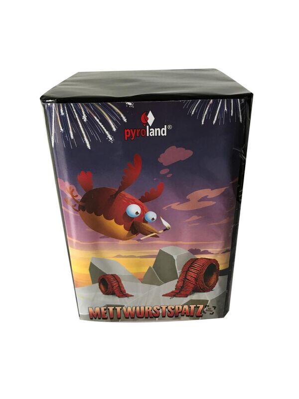 Jetzt METTWURSTSPATZ 16-Schuss-Feuerwerk-Batterie ab 12.74€ bestellen