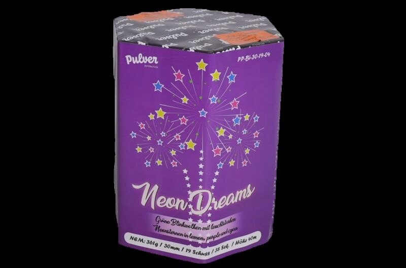 Jetzt Neon Dreams 19-Schuss-Feuerwerk-Batterie ab 29.99€ bestellen