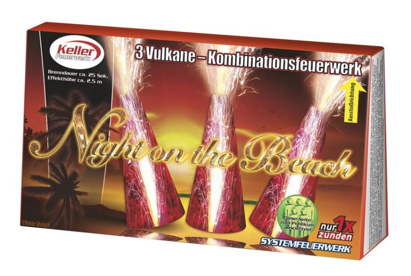 Jetzt Night on the Beach Vulkanfächer ab 6.74€ bestellen