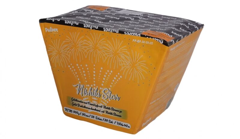 Jetzt Nishiki Star 25-Schuss-Feuerwerk-Batterie ab 46.49€ bestellen