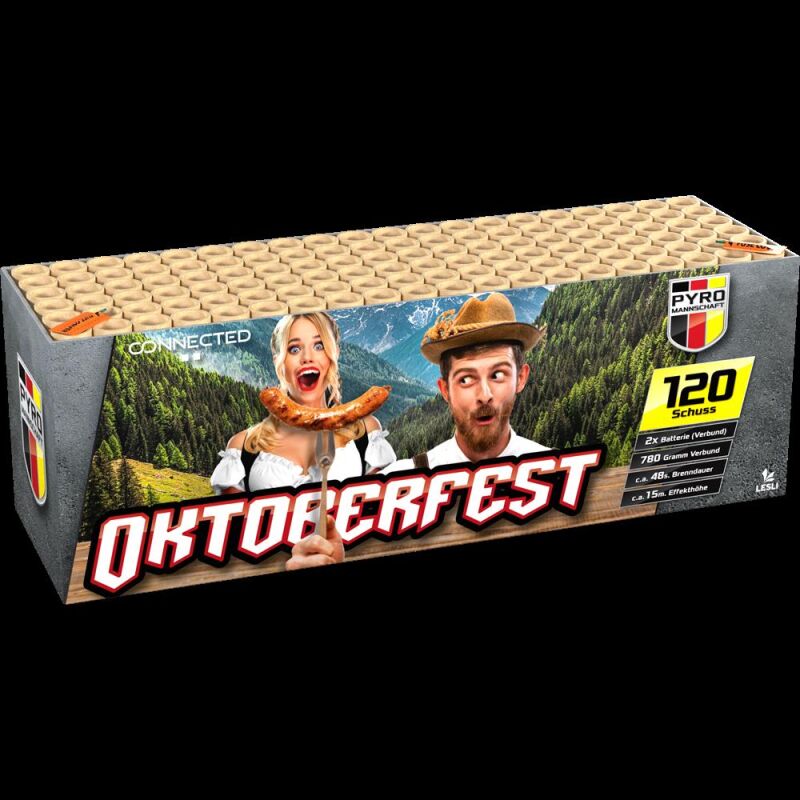 Jetzt Oktoberfest 120-Schuss-Feuerwerkverbund ab 44.24€ bestellen