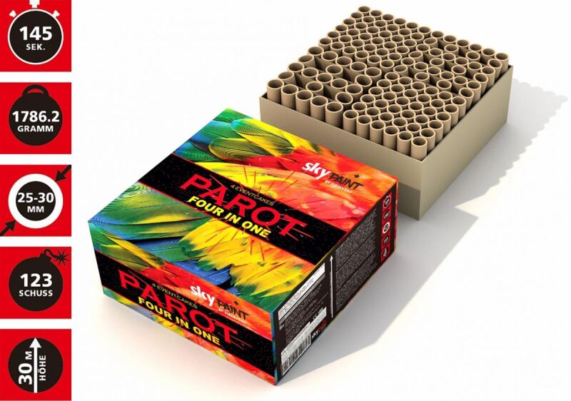 Jetzt Parot 123-Schuss-Verbundfeuerwerk ab 123.74€ bestellen