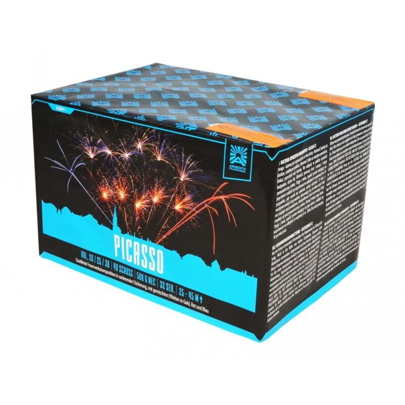 Jetzt Picasso 49-Schuss-Feuerwerk-Batterie ab 37.49€ bestellen