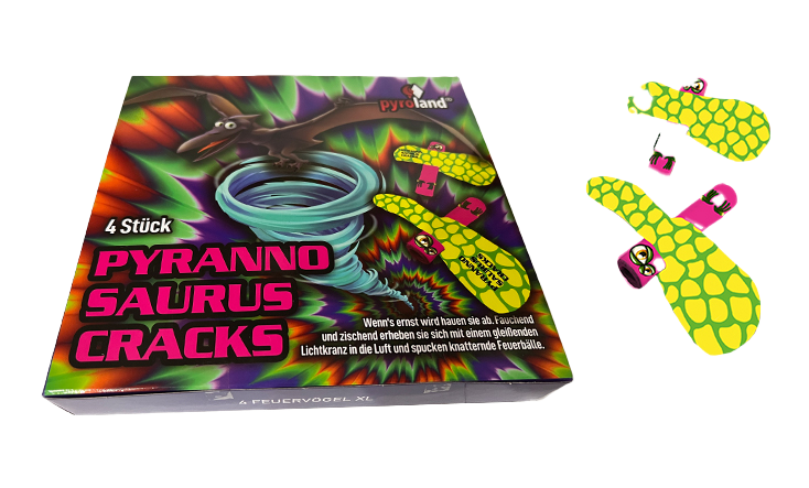 Jetzt Pyranno Saurus Cracks 4er Schachtel ab 3.74€ bestellen