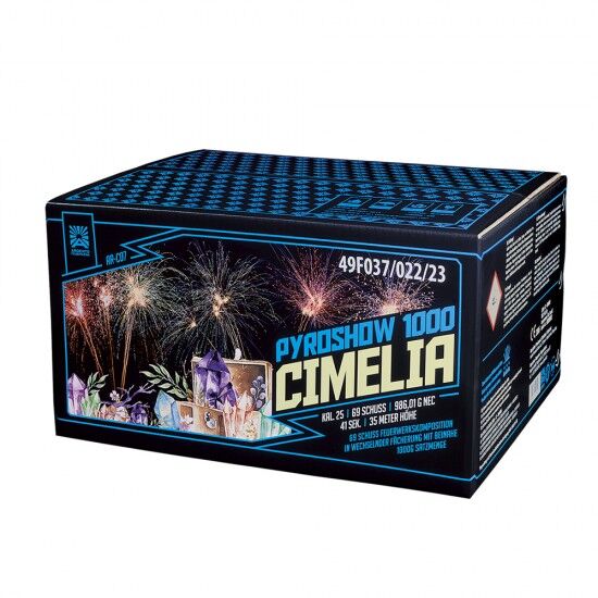 Jetzt Pyroshow 1000-C Cimelia 69-Schuss-Feuerwerkverbund ab 74.99€ bestellen