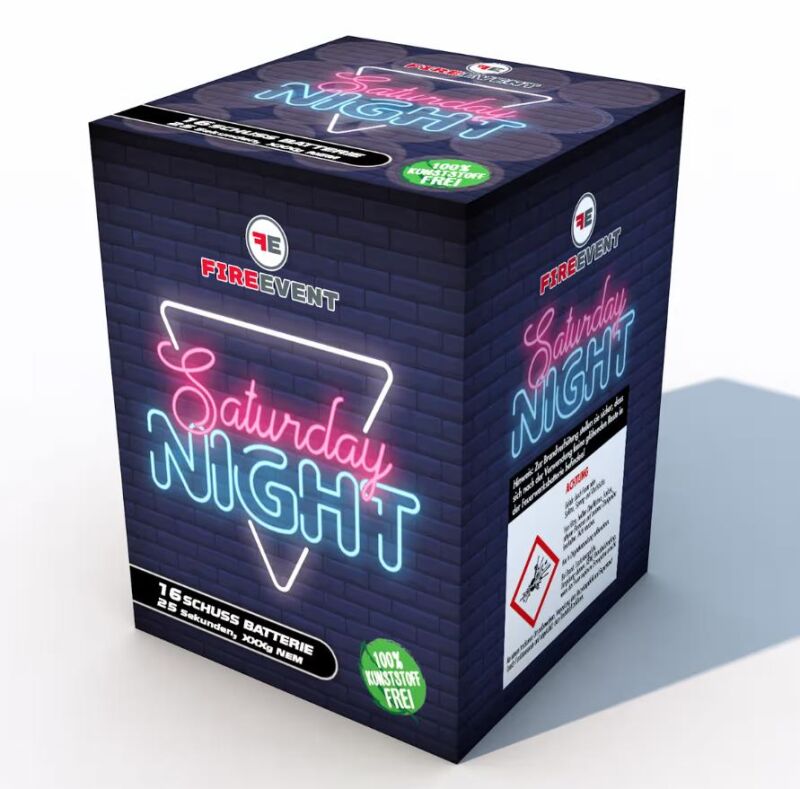 Jetzt Saturday Night 16-Schuss-Feuerwerk-Batterie ab 11.24€ bestellen