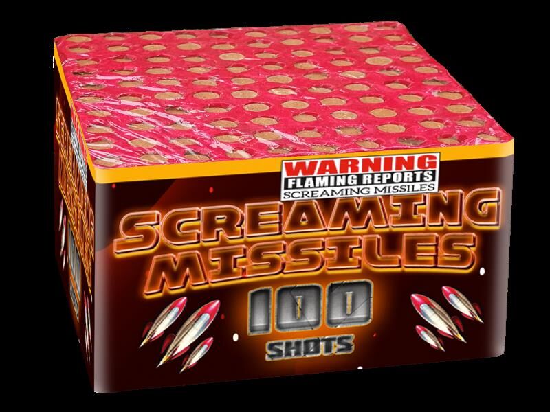 Jetzt Screaming Missiles 100-Schuss-Feuerwerk-Batterie ab 11.24€ bestellen