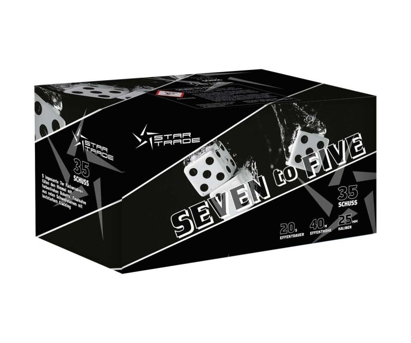 Jetzt Seven to Five 35-Schuss-Feuerwerk-Batterie ab 29.99€ bestellen