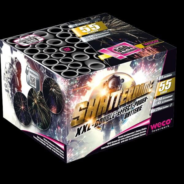 Jetzt Shatterdome 55-Schuss-Feuerwerk-Batterie ab 45.89€ bestellen