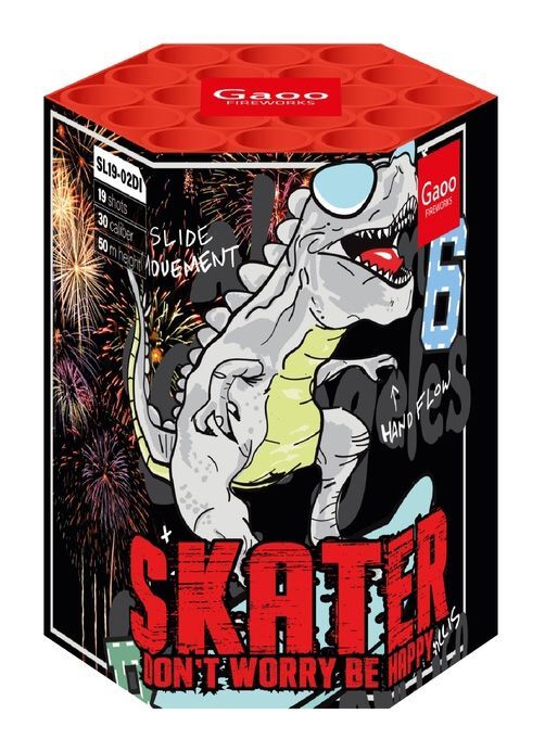 Jetzt Skater 19-Schuss-Feuerwerk-Batterie ab 32.99€ bestellen