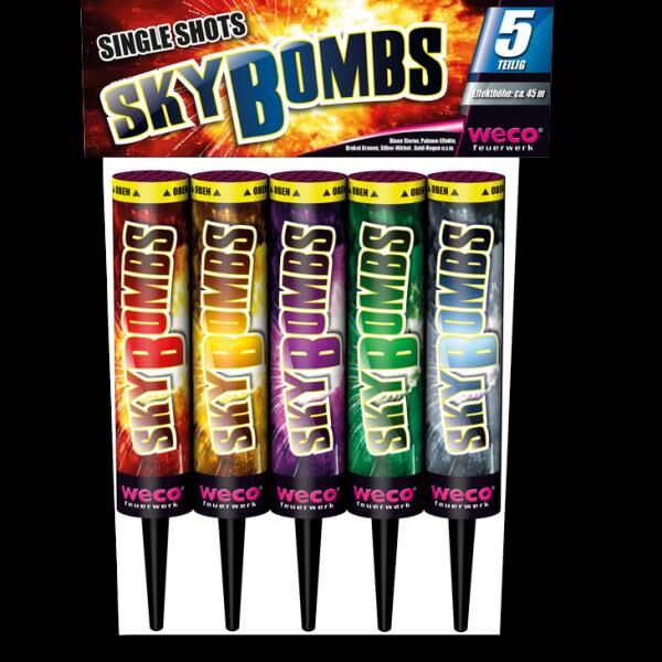 Sky Bombs 5-teiliges Single Shot Sortiment by Intermedia