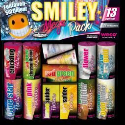 Jetzt Smiley Mega Pack 13-teiliges Fontänen-Sortiment ab 14.99€ bestellen