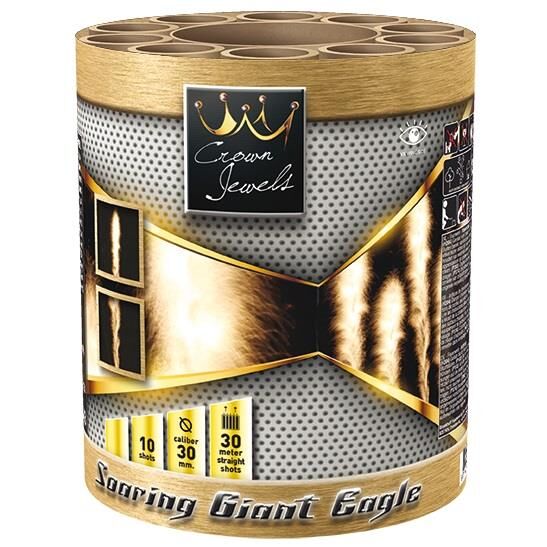 Jetzt Soaring Giant Eagle 10-Schuss-Feuerwerk-Batterie ab 9.74€ bestellen