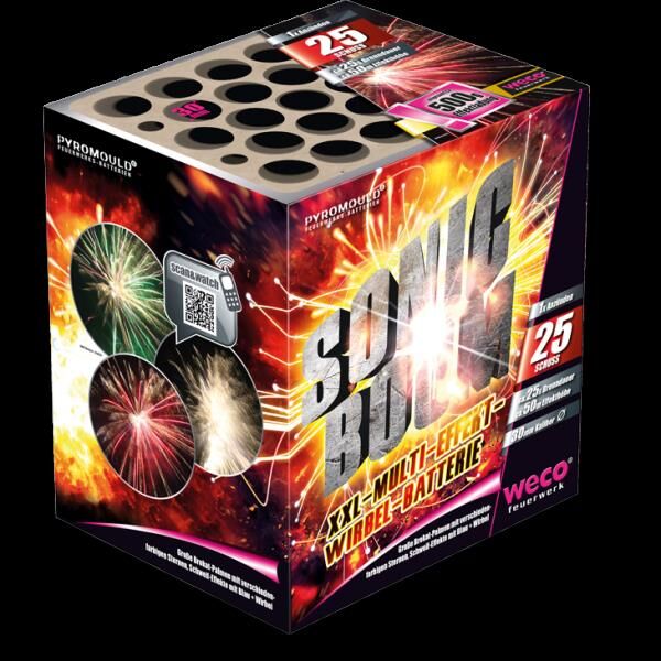 Jetzt Sonic Boom 25-Schuss-Feuerwerkbatterie ab 41.64€ bestellen