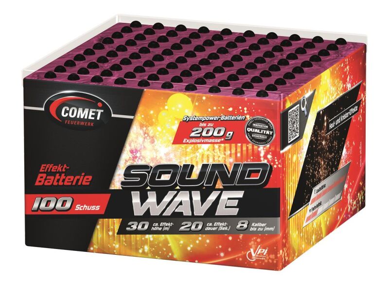 Jetzt Soundwave 100-Schuss-Feuerwerk-Batterie ab 4.49€ bestellen