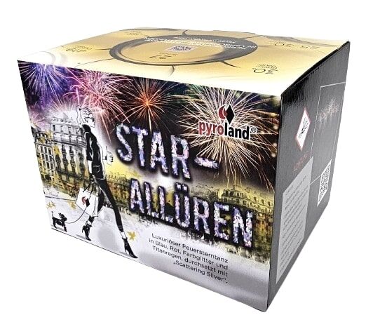 Jetzt Star Allüren 27-Schuss-Feuerwerk-Batterie ab 35.24€ bestellen