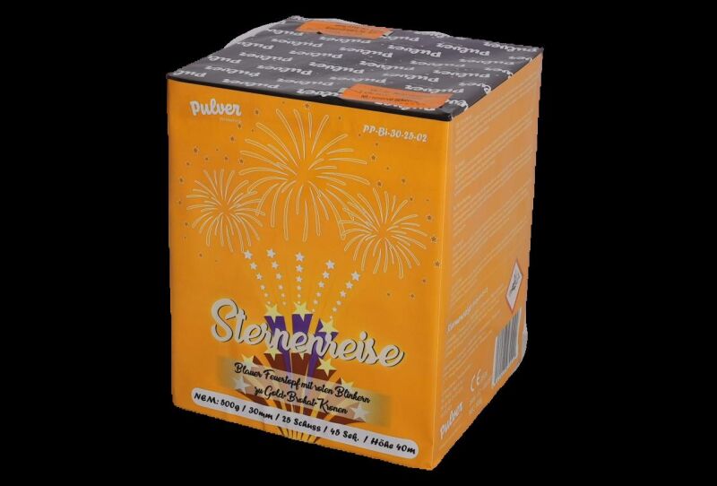 Jetzt Sternenreise 25-Schuss-Feuerwerk-Batterie ab 39.74€ bestellen