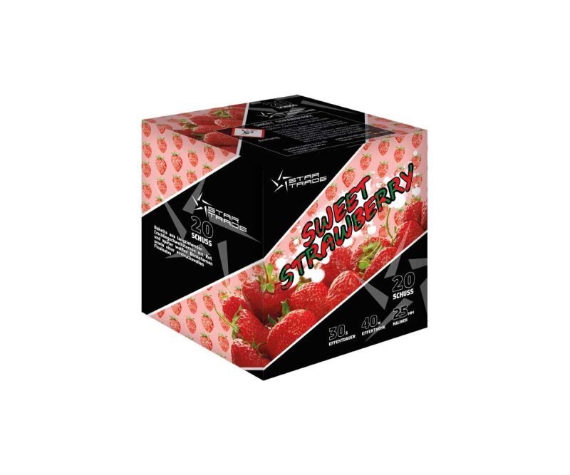 Jetzt Sweet Strawberry 20-Schuss-Feuerwerk-Batterie ab 13.49€ bestellen