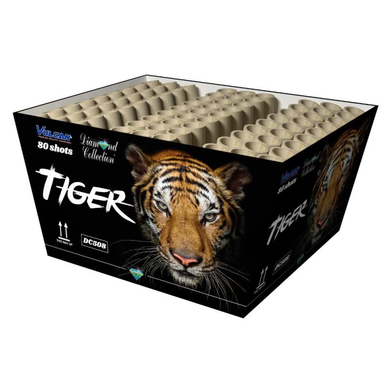 Jetzt Tiger 80-Schuss-Feuerwerk-Batterie ab 40.49€ bestellen