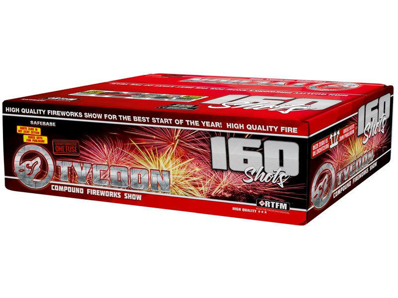 Jetzt Tycoon 160-Schuss-Feuerwerkverbund ab 175.49€ bestellen
