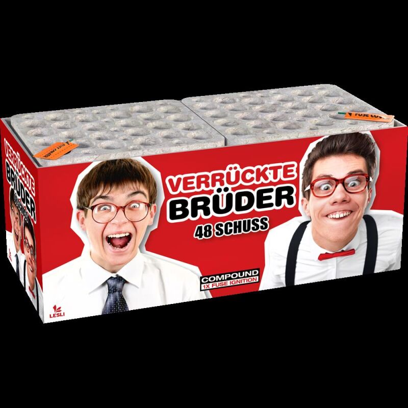 Jetzt Verrückte Brüder 48-Schuss-Feuerwerkverbund ab 20.99€ bestellen