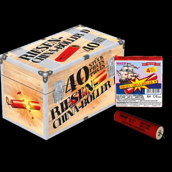 Jetzt Weco China Böller D - 40 Stück ab 7.64€ bestellen