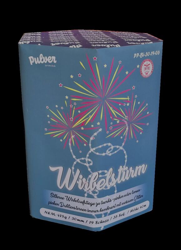 Jetzt Wirbelsturm 19-Schuss-Feuerwerk-Batterie ab 29.99€ bestellen