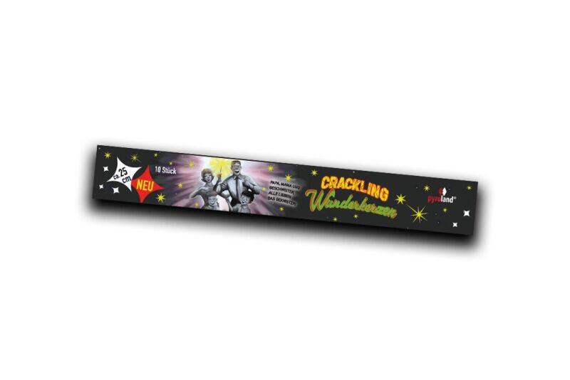 Jetzt Wunderkerzen Crackling 25cm 10 Stück ab 1.25€ bestellen