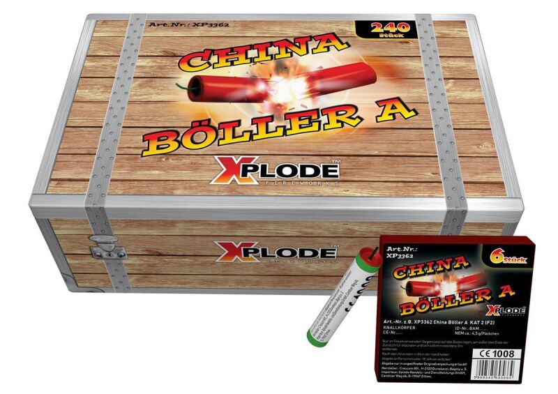 Jetzt Xplode China Böller A 240 Stück ab 11.04€ bestellen