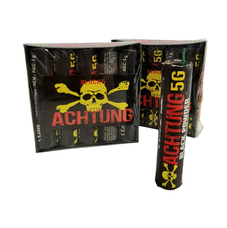 Jetzt Achtung 5G Black Böller 5er Pack ab 6.99€ bestellen