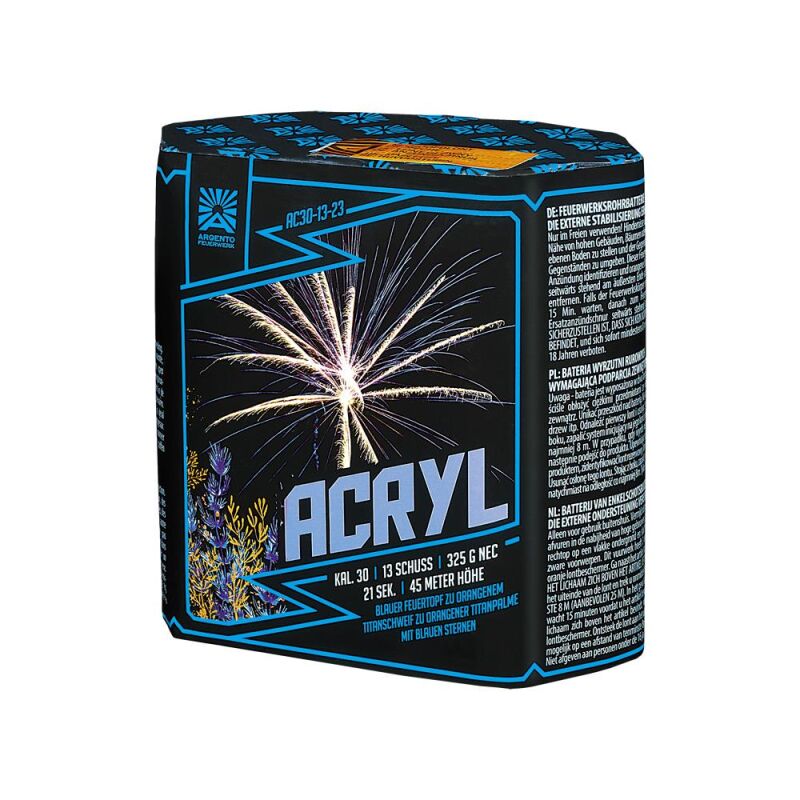 Jetzt Acryl 13-Schuss-Feuerwerk-Batterie ab 26.99€ bestellen
