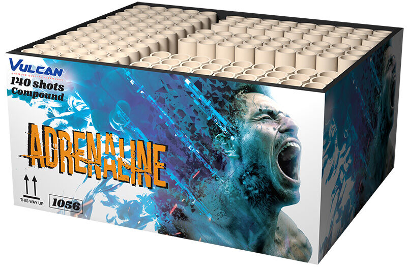 Jetzt Adrenaline 140-Schuss-Feuerwerkverbund ab 92.99€ bestellen