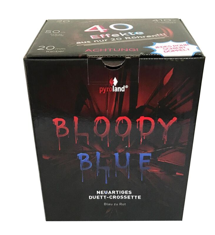 Jetzt Bloody Blue 40-Schuss-Feuerwerk-Batterie ab 32.99€ bestellen