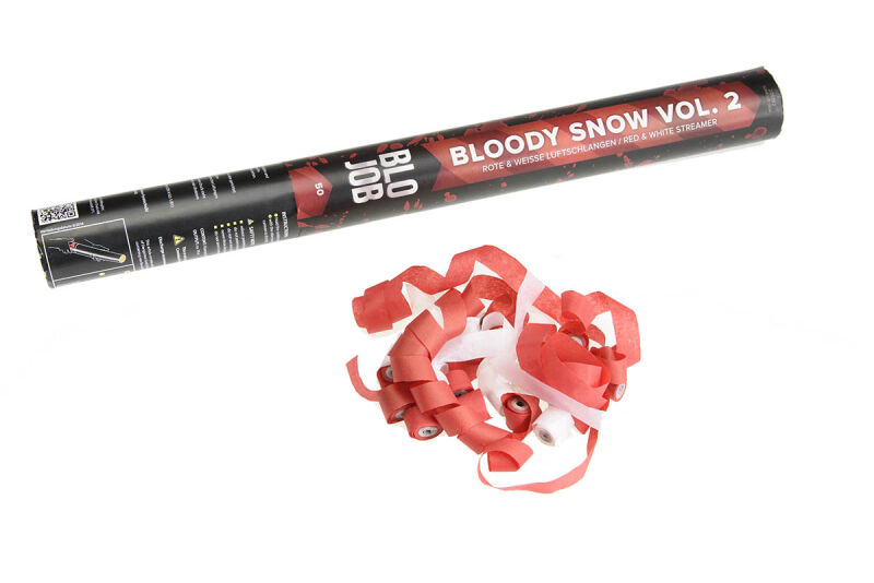 Jetzt Bloody Snow Vol. 2 50 cm Papierstreamer rot-weiß ab 4.49€ bestellen