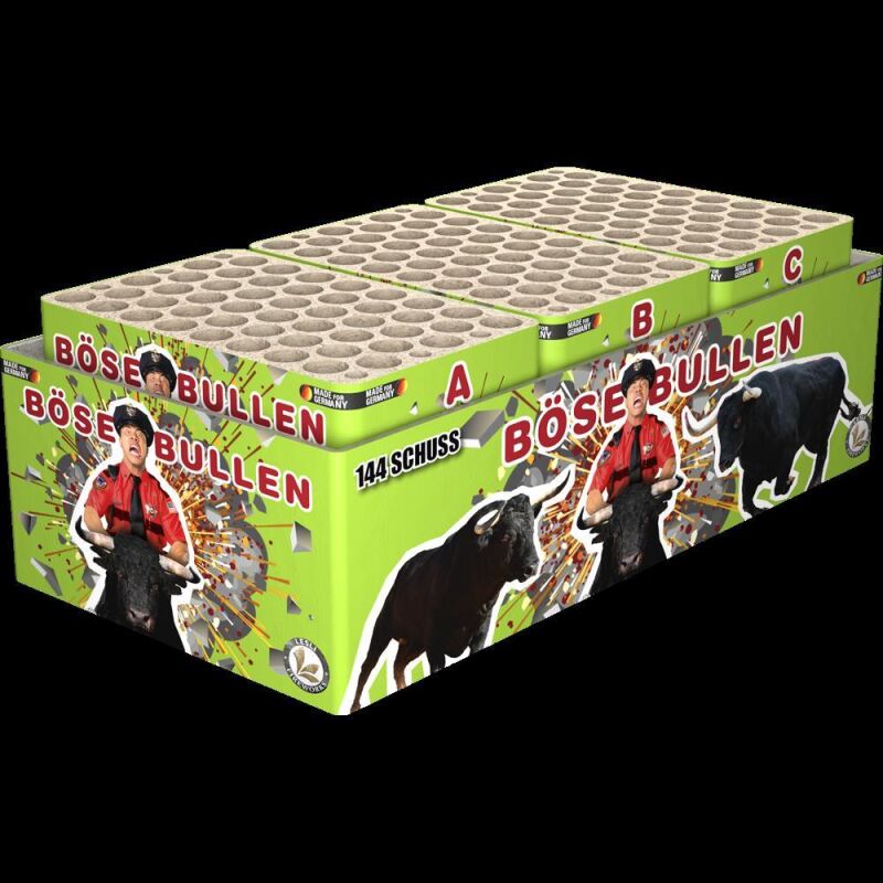 Jetzt Böse Bullen 144-Schuss-Feuerwerkverbund ab 71.99€ bestellen