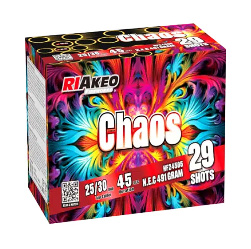 Chaos 29-Schuss-Feuerwerk-Batterie by Intermedia
