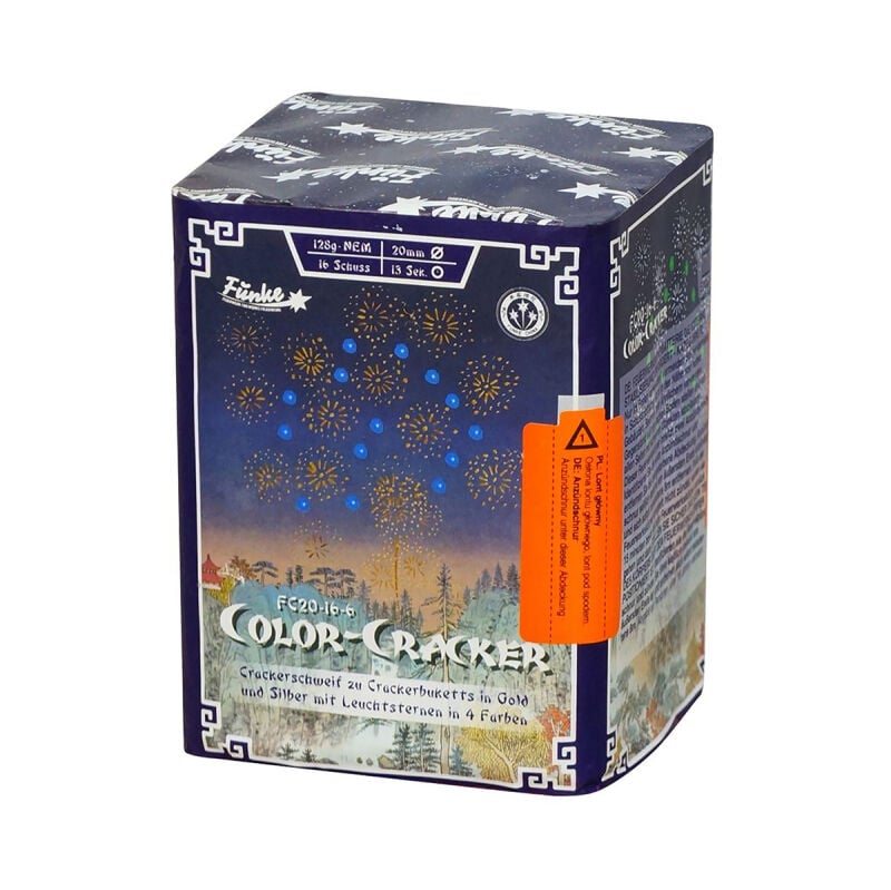 Color-Cracker 16-Schuss-Feuerwerk-Batterie by Intermedia