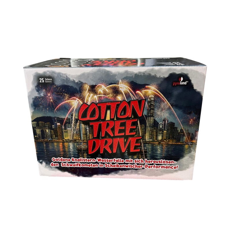 Cotton Tree Drive 25-Schuss-Feuerwerk-Batterie by Intermedia