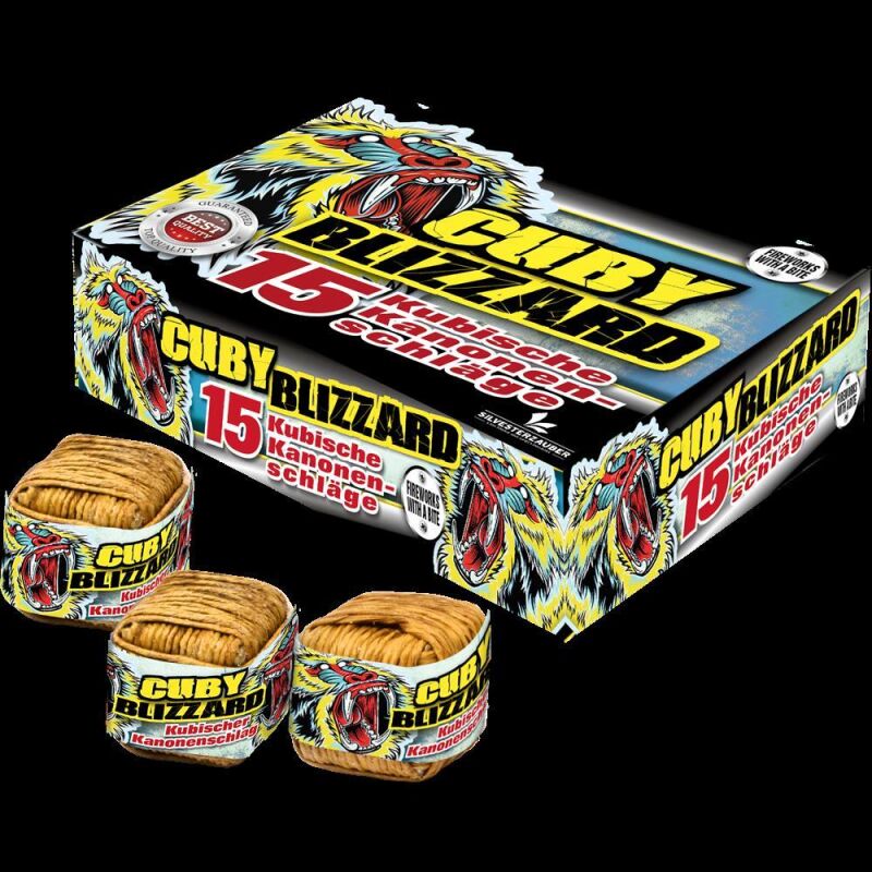 Jetzt Cuby Blizzard 15er Pack kubische Kanonenschläge ab 10.99€ bestellen