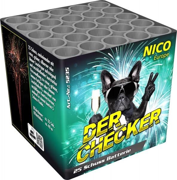 Jetzt Der Checker 25 Schuss Feuerwerk-Batterie ab 14.99€ bestellen