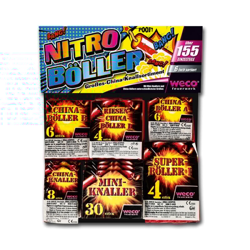 Jetzt Dynamite Bag / Nitro Böller China-Knall-Sortiment ab 7.99€ bestellen