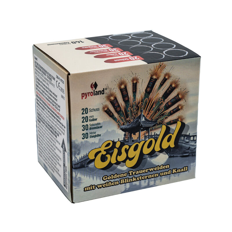 Jetzt Eisgold 20-Schuss-Feuerwerk-Batterie ab 10.99€ bestellen