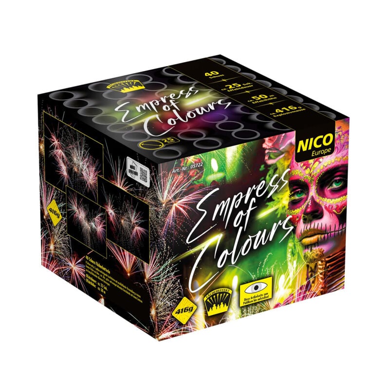 Jetzt Empress of Colours 40-Schuss-Feuerwerk-Batterie ab 71.99€ bestellen