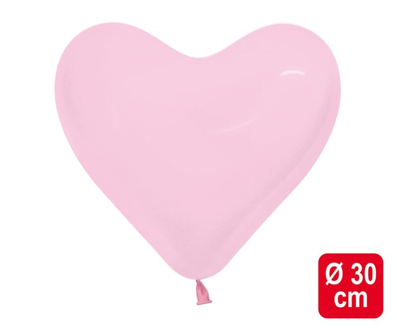 Jetzt Figuren-Ballons Big Heart, rosa ab 2.5€ bestellen