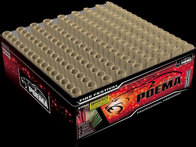 Jetzt Fire Festival 144-Schuss-Feuerwerkverbund ab 139.99€ bestellen