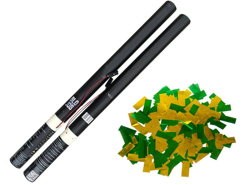 Jetzt Full Metal grün-gold 80cm elektrisch (Black Label) Metallicflitter ab 1.91€ bestellen