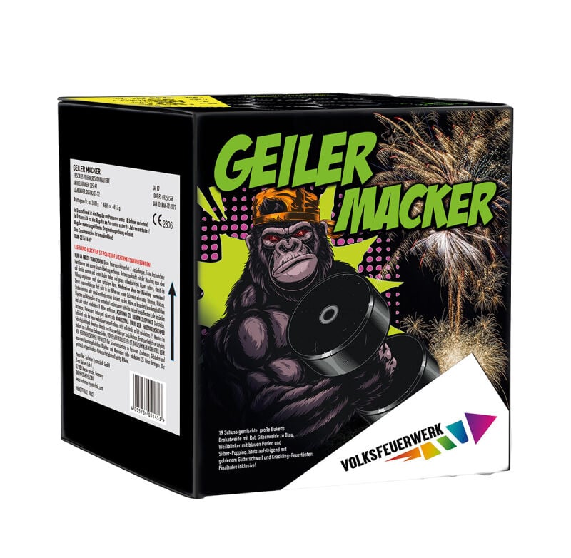 Jetzt Geiler Macker 19-Schuss-Feuerwerk-Batterie ab 34.99€ bestellen