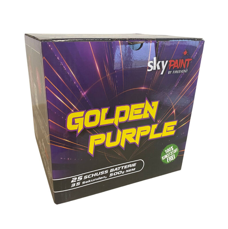 Jetzt Golden Purple 25-Schuss-Feuerwerk-Batterie ab 38.99€ bestellen