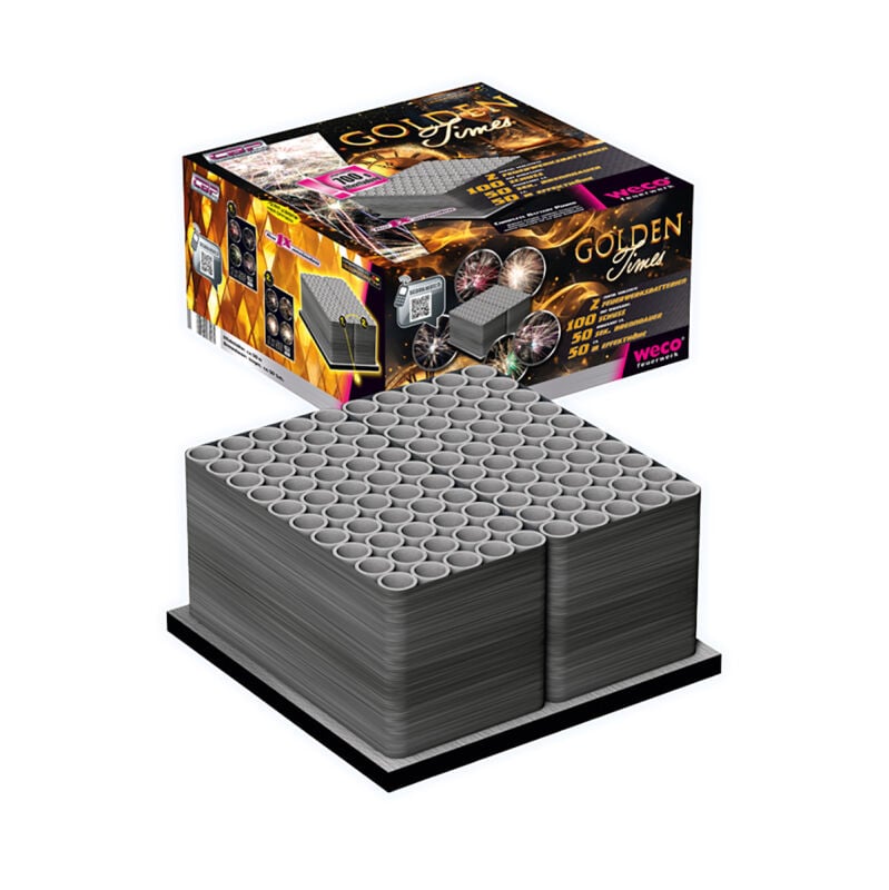 Jetzt Golden Times 100-Schuss-Feuerwerverbund ab 72.99€ bestellen